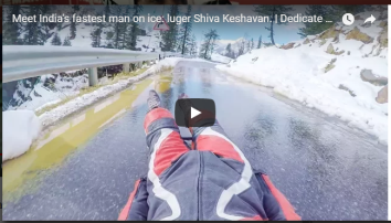 Video of Shiva Keshavan Credits to Redbull: https://www.youtube.com/watch?v=446y2e6l7dY